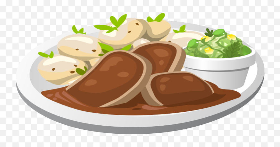 Healthy Clipart Dinner Plate Healthy - Plate Of Food Clipart Png Emoji,Dinner Plate Emoji