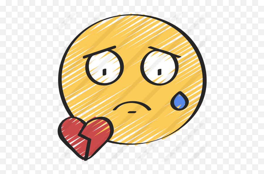 Corazón Roto - Circle Emoji,Corazon Emoji