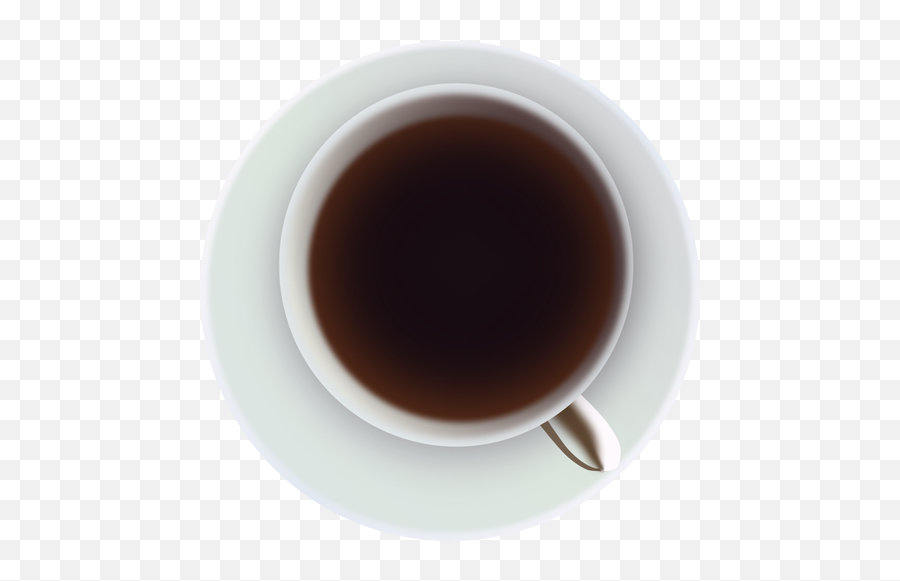 Vector Image Of Coffee Or Tea In Cup - Coffee Cup Top Emoji,Sipping Tea Emoji