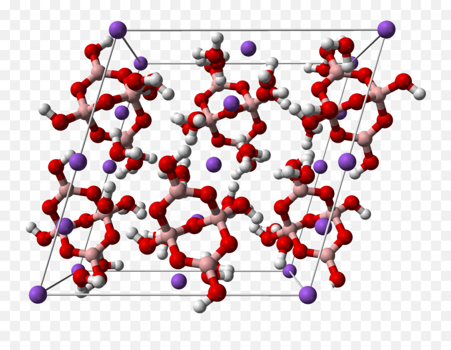 Borax - Molecular Structure Of Borax Crystal Emoji,Crystal Ball Emoji Png