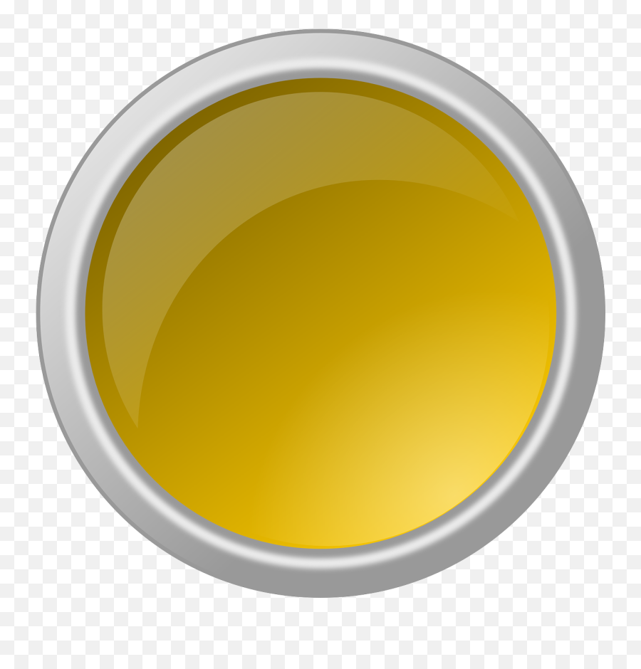 Button Glossy Round Circle Yellow - Circle Emoji,Red Vs Blue Pill Emoji
