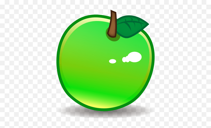 Green Apple Emoji For Facebook Email Sms - Green Apple Emojidex,Iemoji