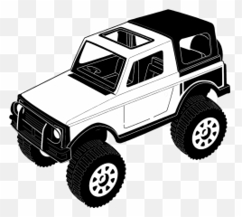 Jeep Clipart Transparent - Jeep Black And White Clipart Emoji,Jeep Emoji