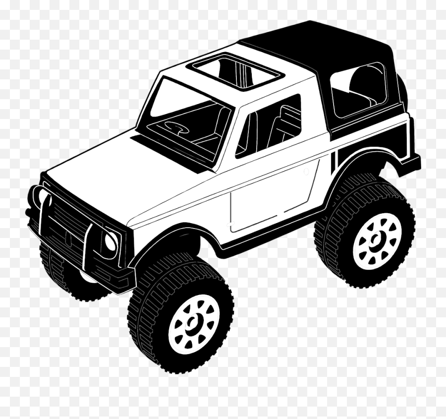 Jeep Clipart Transparent - Jeep Black And White Clipart Emoji,Jeep Emoji