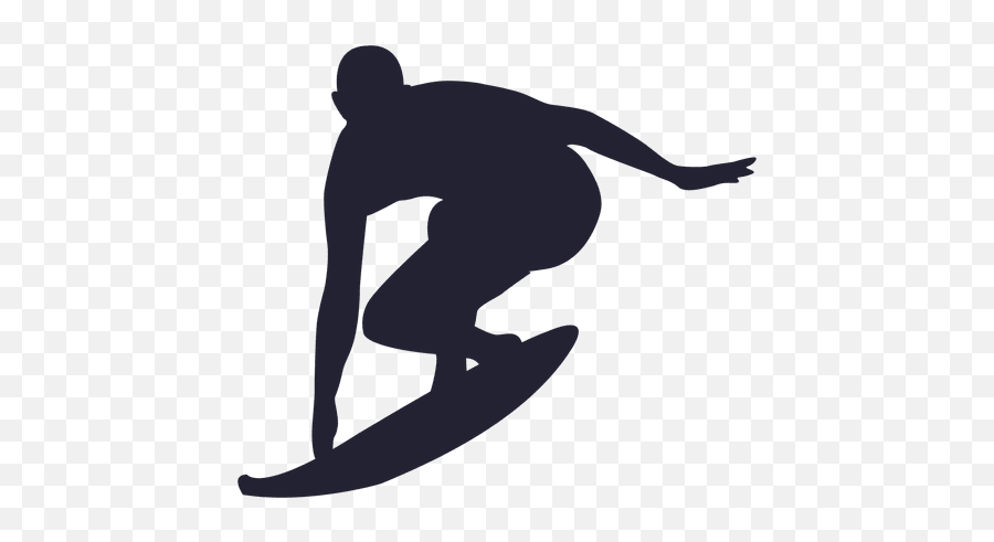 Transparent Surfing Clipart - Transparent Surf Silhouette Emoji,Surf Emoji
