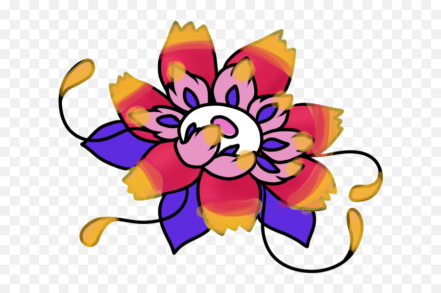 Native Light - Open Flower Clipart Full Size Clipart Clip Art Emoji,Wilted Flower Emoji