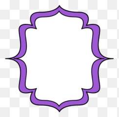 Purple Double Bracket Frame - Border Emoji
