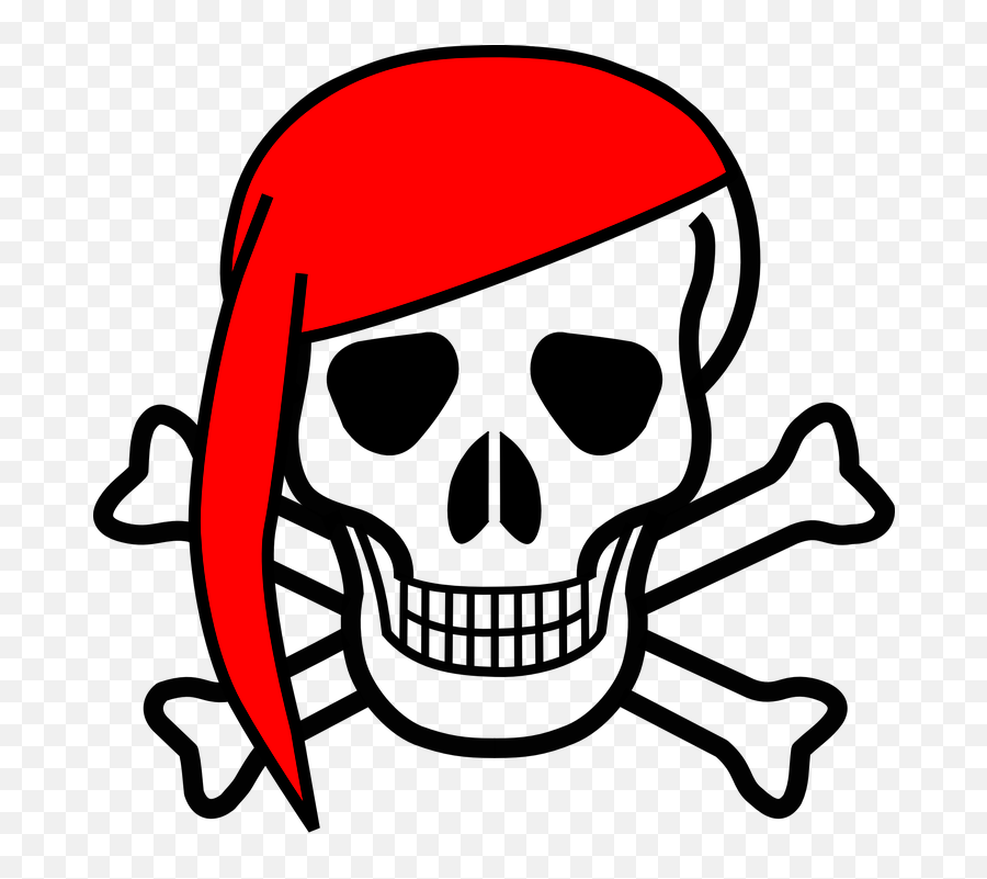 Pirate Face Drawing Free Download On Clipartmag - Skull And Crossbones Emoji,Jolly Roger Emoji