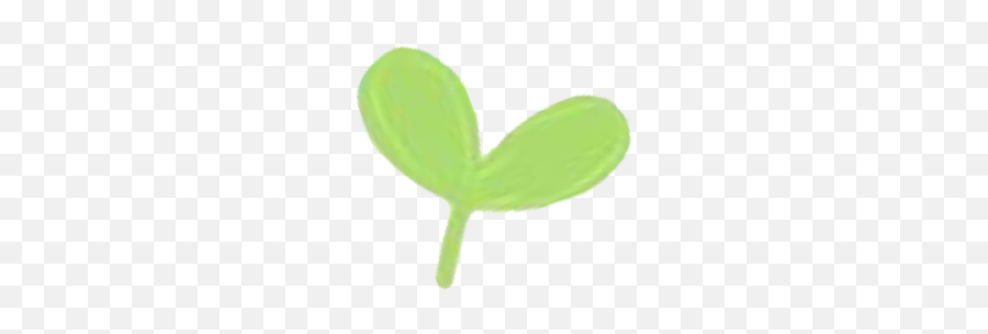 Plant Sprout Green Tiny Messy Soft - Vertical Emoji,Sprout Emoji