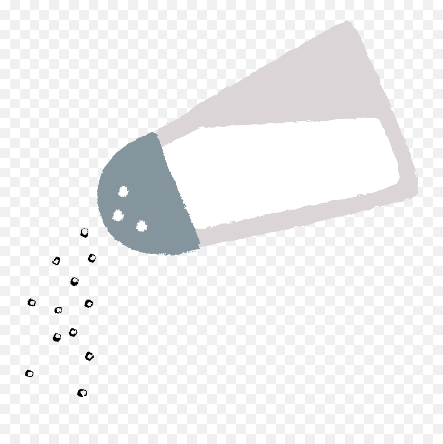 Table Salt Clipart - Solid Emoji,Salt Shaker Emoji