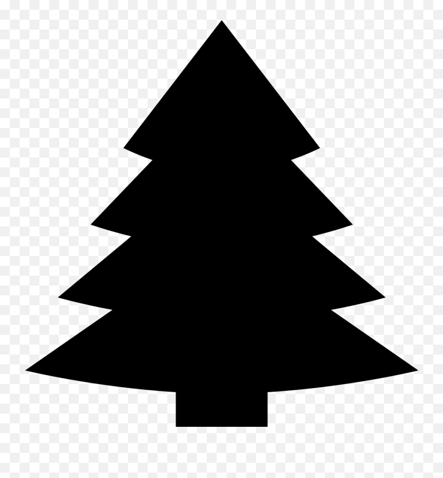 Emojione Bw 1f332 - Large Christmas Tree Cartoon Emoji,Family Emoji