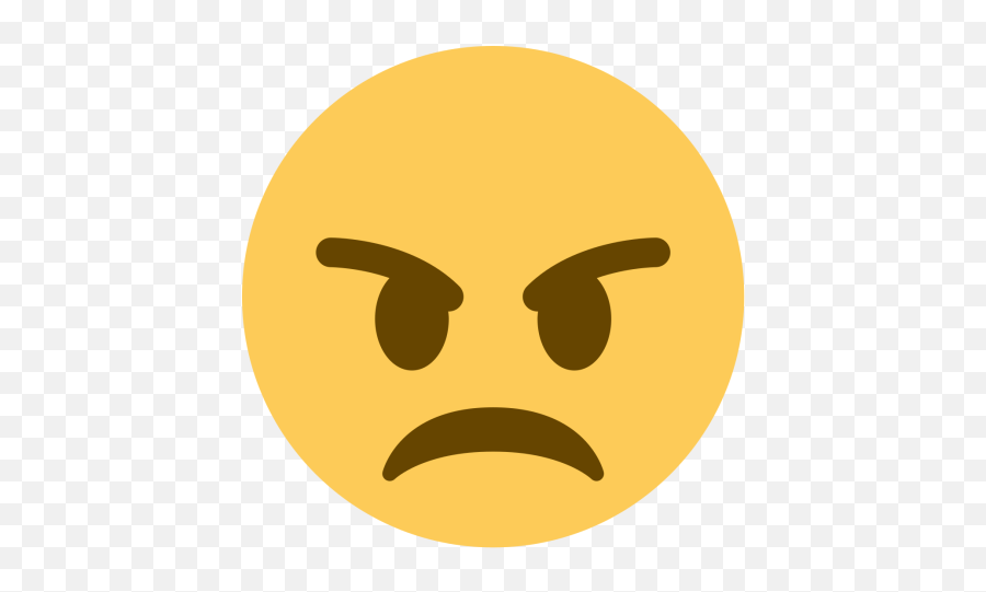 Angry Icon Of Flat Style - Transparent Background Angry Emoji,Anger Emoji