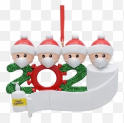 2020 Christmas Holiday - Themed Ornament Imagenes Navidad Covid Emoji