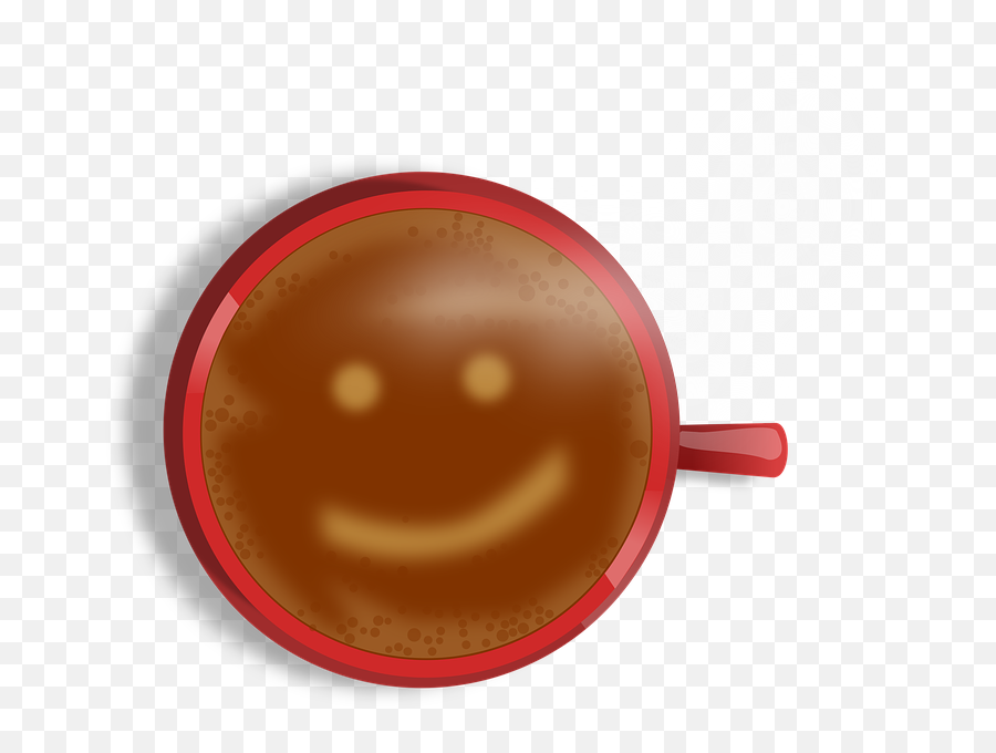 Coffee Smiley Drink - Circle Emoji,Coffee Emoticon