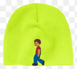 Man Walking Emoji Cp91 Acrylic Beanie