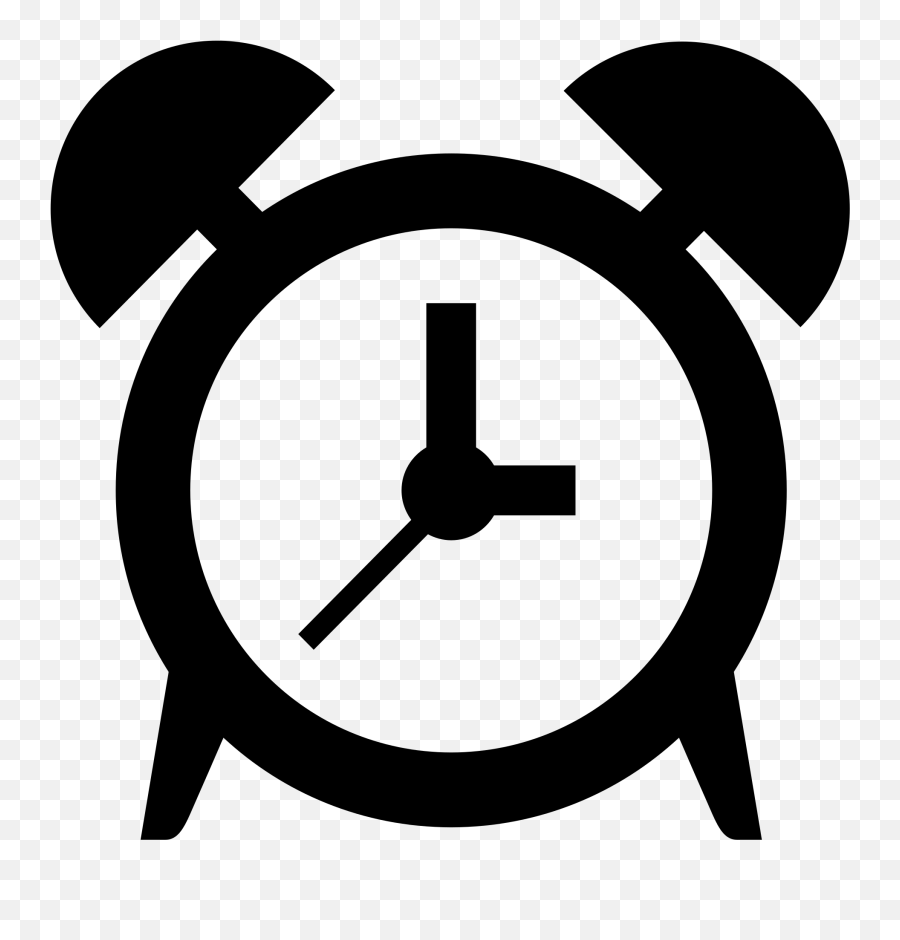 Open - Clock Emoji Black And White,Handcuff Emoji