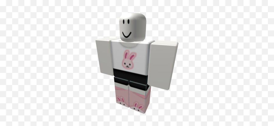 Pink Emoji Bunny Bunny - Roblox Fishnet,Emoji Bunny