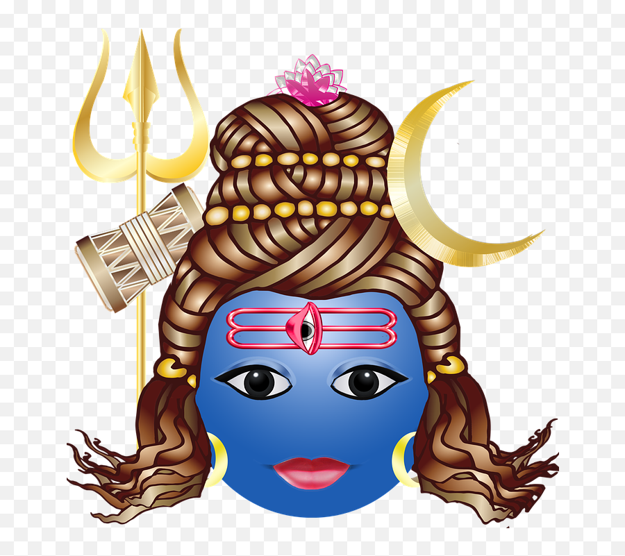 Graphic Shiv Shiva - Shiva Smiley Emoji,B Emoji
