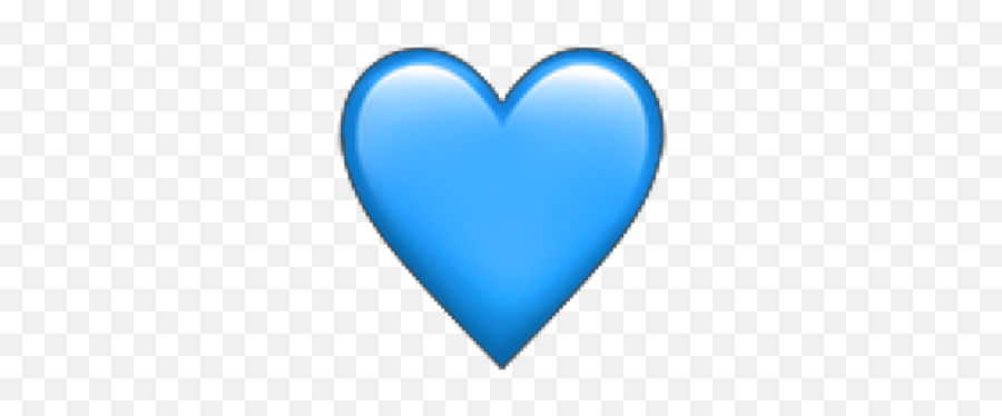 Blue Heart Emoji Iphone Freetoedit - Heart,Iphone Heart Emoji Png