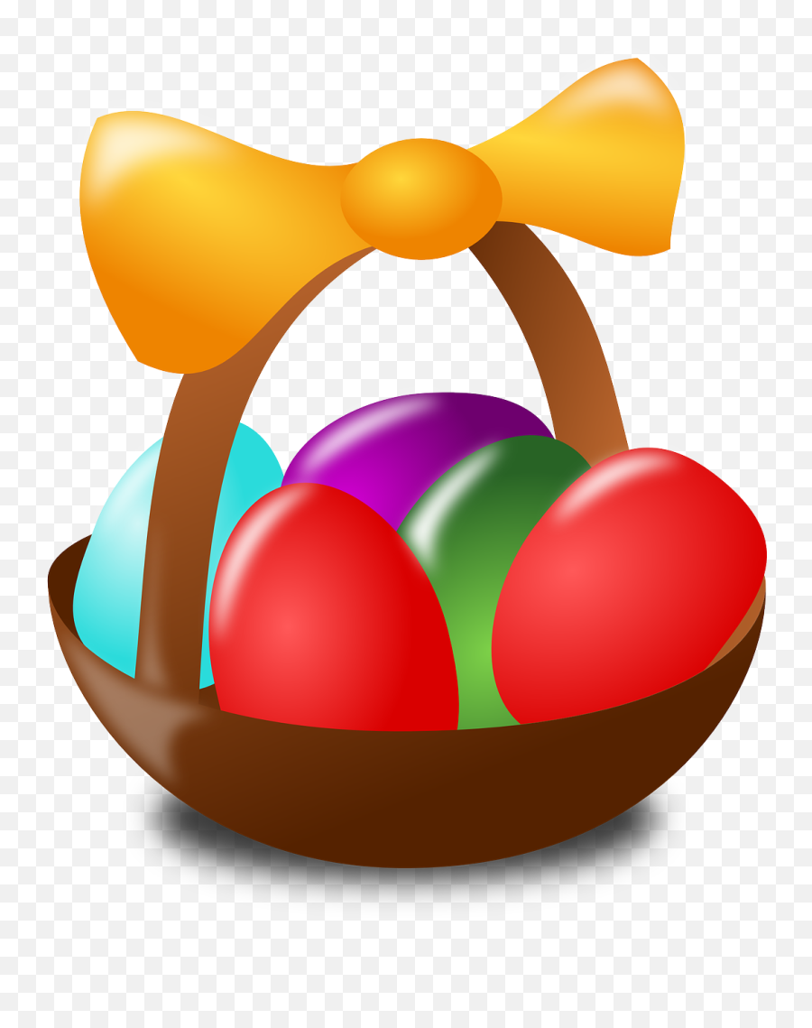 Easter Eggs Easter Basket Eggs Holidays - Easter Egg Basket Clip Art Emoji,Easter Basket Emoji