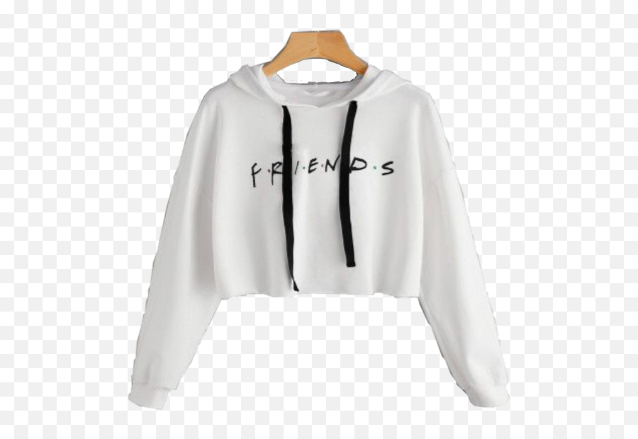 Croptop Sweater Sweatshirt Hoodie Fashion Clothes Frien - Short Hooded Sweatshirt Womens Emoji,Emoji Hoodies