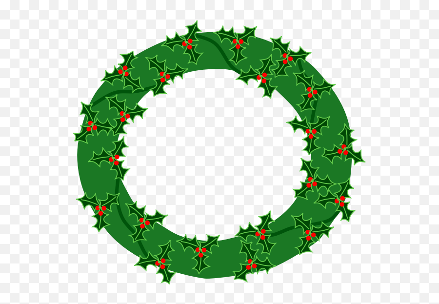 Evergreen Wreath Vector Image - Advent Wreath Clipart Emoji,Emoji Happy Birthday Message