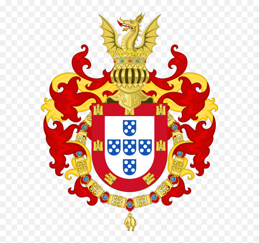 Coat Of Arms Of Manuel I And John Iii Of Portugal - 18th Century Spanish Coat Of Arms Emoji,Portugal Flag Emoji