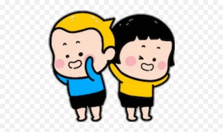 Mim Y Yam 2 Brothers Stickers For Whatsapp - Cartoon Emoji,Yam Emoji