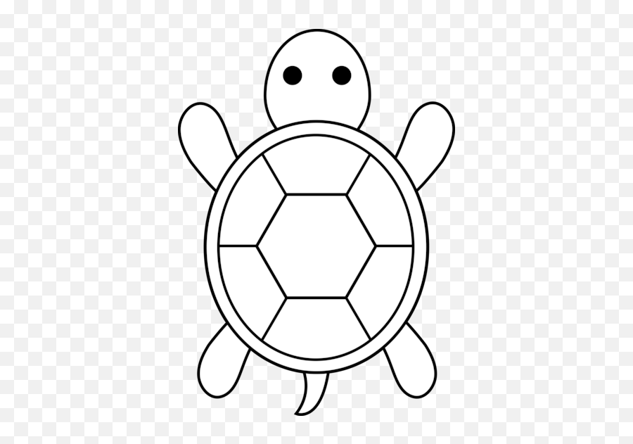 Turtle Outline Clipart Black And White - Cartoon Sea Turtle Drawing Emoji,Google Turtle Emoji