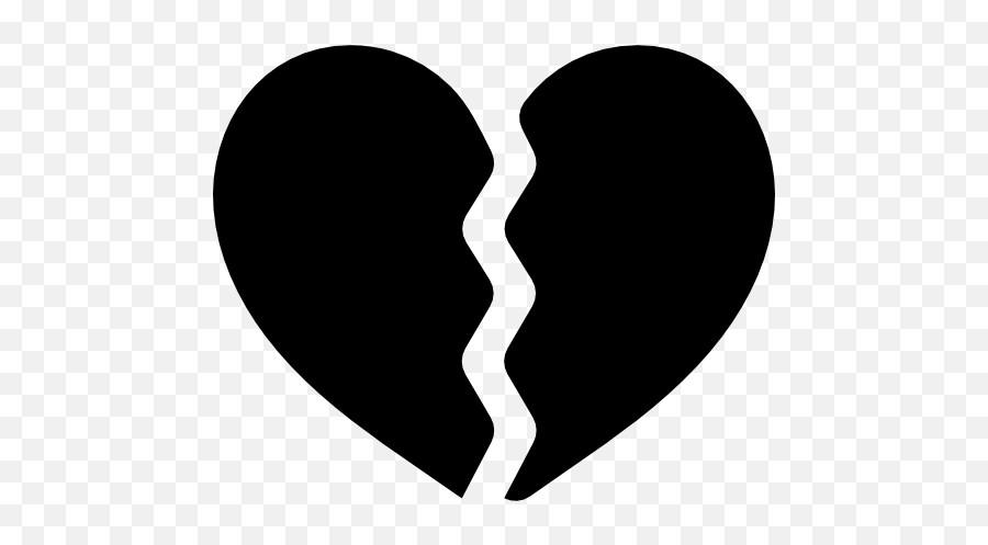 Broken Heart Vectors Photos And Psd Files - Coração Partido Png Emoji,Two Hearts Emoji