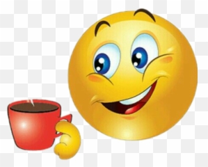 Caffecoffeecuptazzina Emojiemoticonsemoticonemotions - Smiley With Coffee Cup