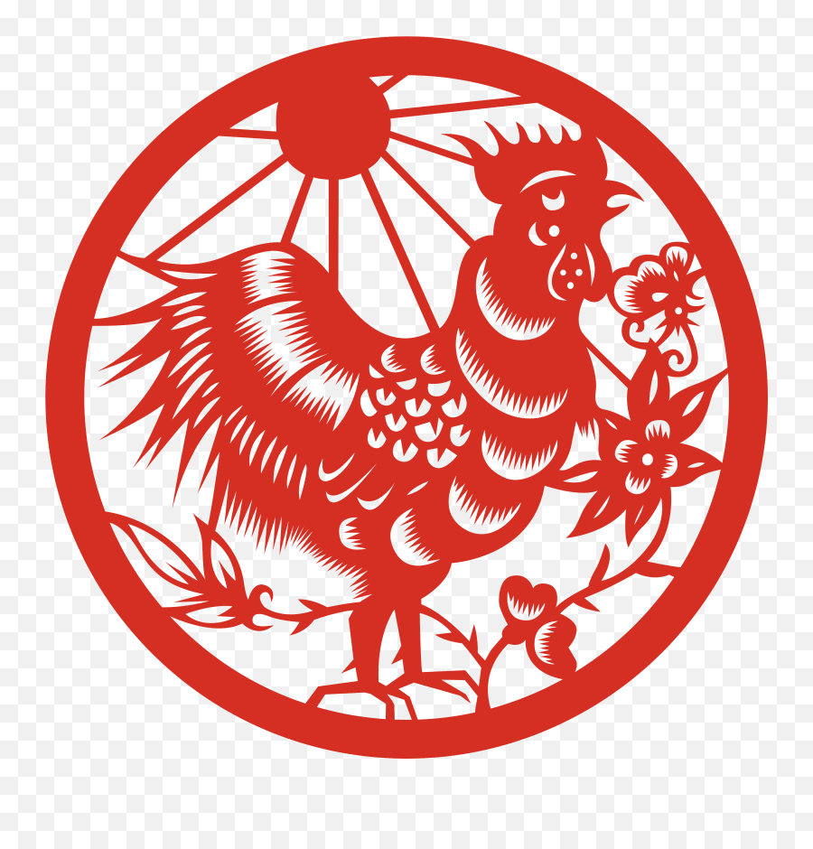 China Rooster Transparent Png Clipart - Chinese Zodiac Png Emoji,Chinese New Year Emoji 2017