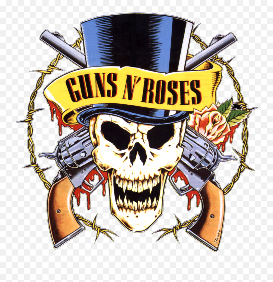 Guns And Roses Stickers - Png Guns N Roses Logo Emoji,Guns N Roses Emoji