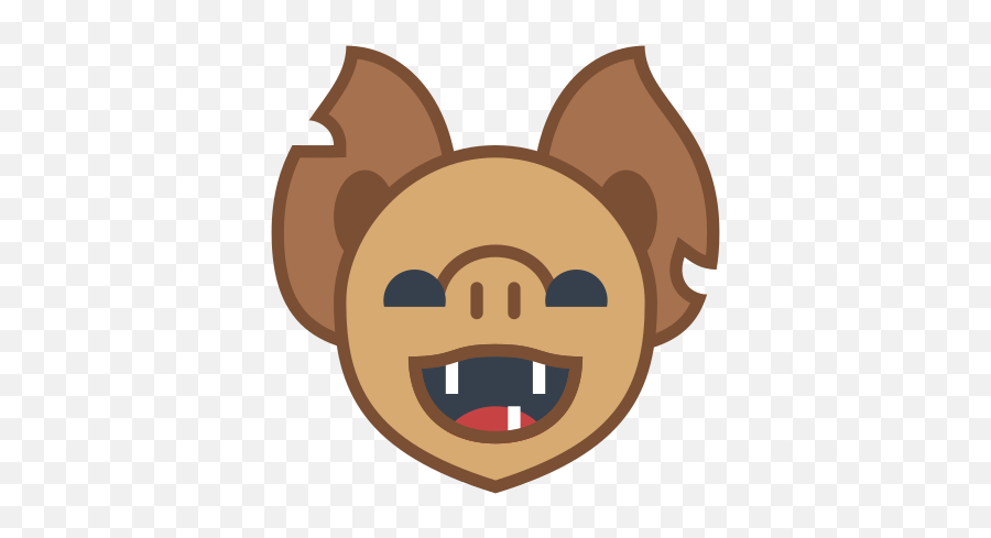 Stoned Bat Icon - Free Download Png And Vector Cara De Murciélago Dibujo Emoji,Stoned Emoji