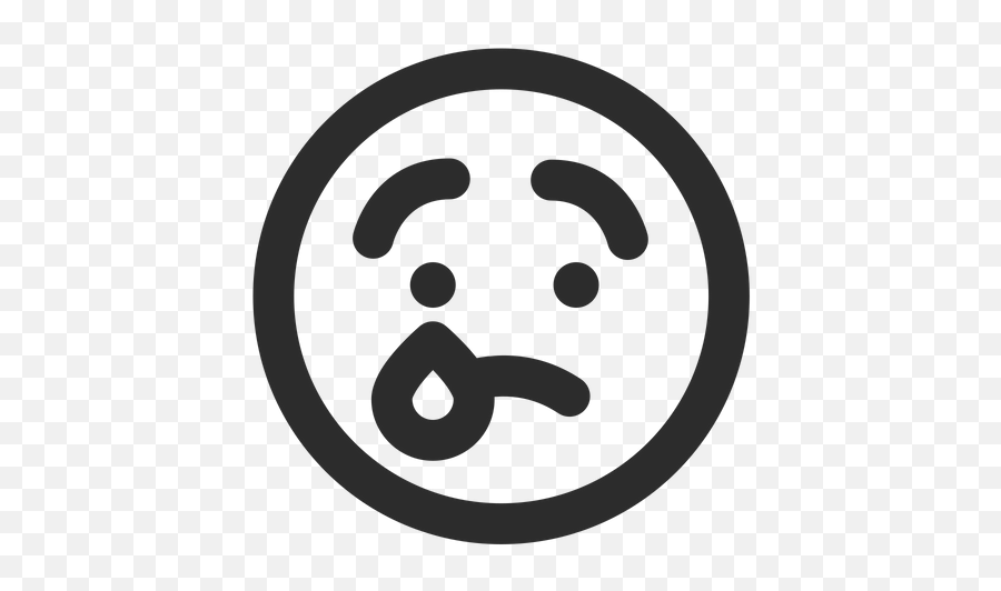 Sad Cry Emoji Icon Of Line Style - Available In Svg Png Charing Cross Tube Station,Sad Crying Emoji