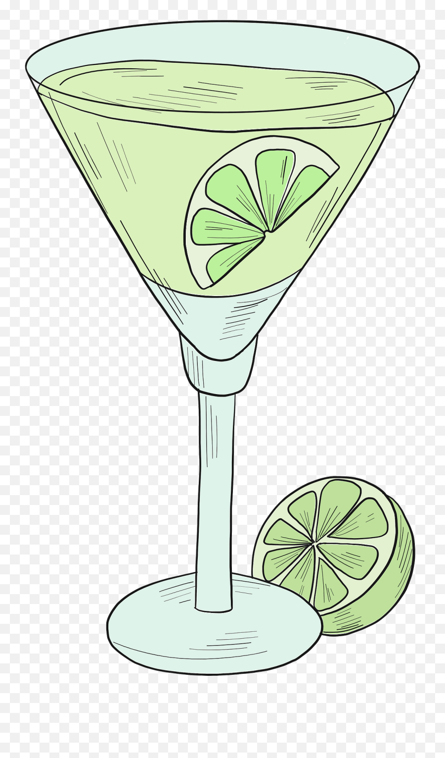 Margarita Cocktail Clipart - Martini Glass Emoji,Martini Emoji
