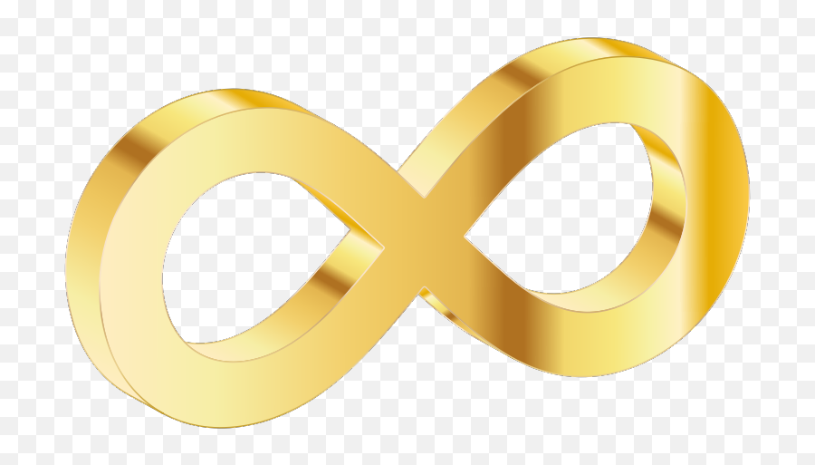 Infinity Clipart Cool Symbol Infinity - Golden Infinity Symbol Png Emoji,Infinity Symbol Emoji