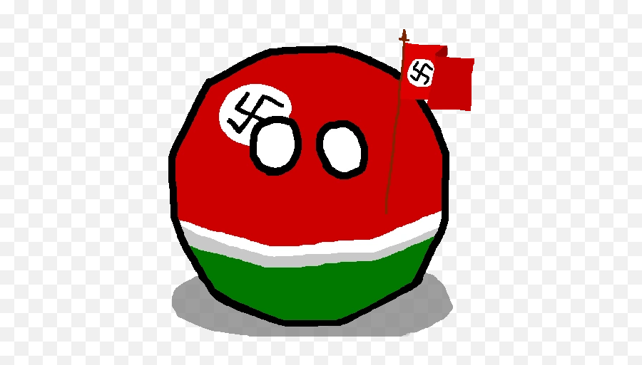 Nazi Lithuaniaball Polandball Wiki Fandom - Albania Ball Emoji,Nazi Emoticon