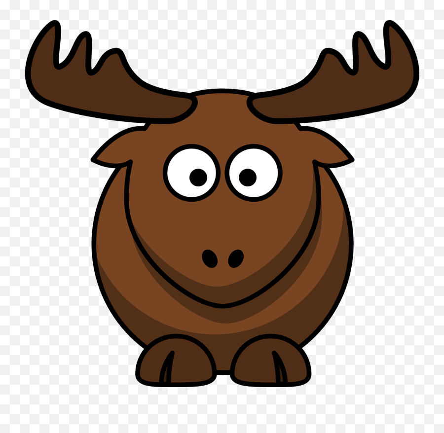 Elk Animal Brown Mammals Horns - Elk Clipart Emoji,Brown Thumbs Up Emoji