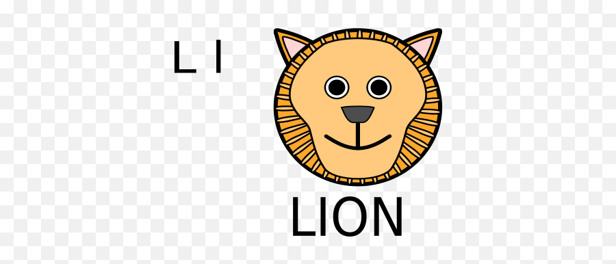 Lion Head - Animal Clip Art Black And White Emoji,J Emoticon