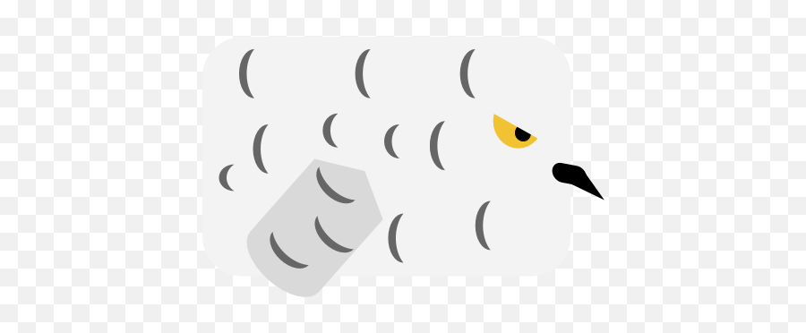 Snowy Owl To Have 10 Characters So How Was Your Day - Clip Art Emoji,Owl Emoticon