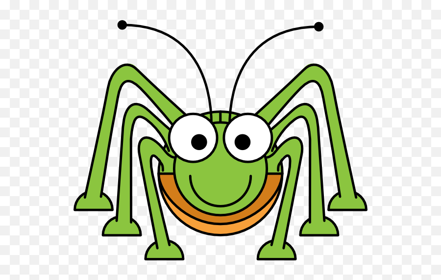 Cute Cricket Insect Clipart 5 - Cute Clipart Insect Emoji,Cricket Emoji