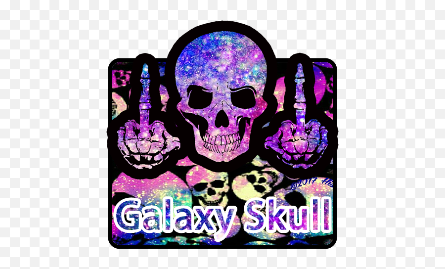 Galaxy Skull Keyboard - Skull Emoji,Skull Emoji Text