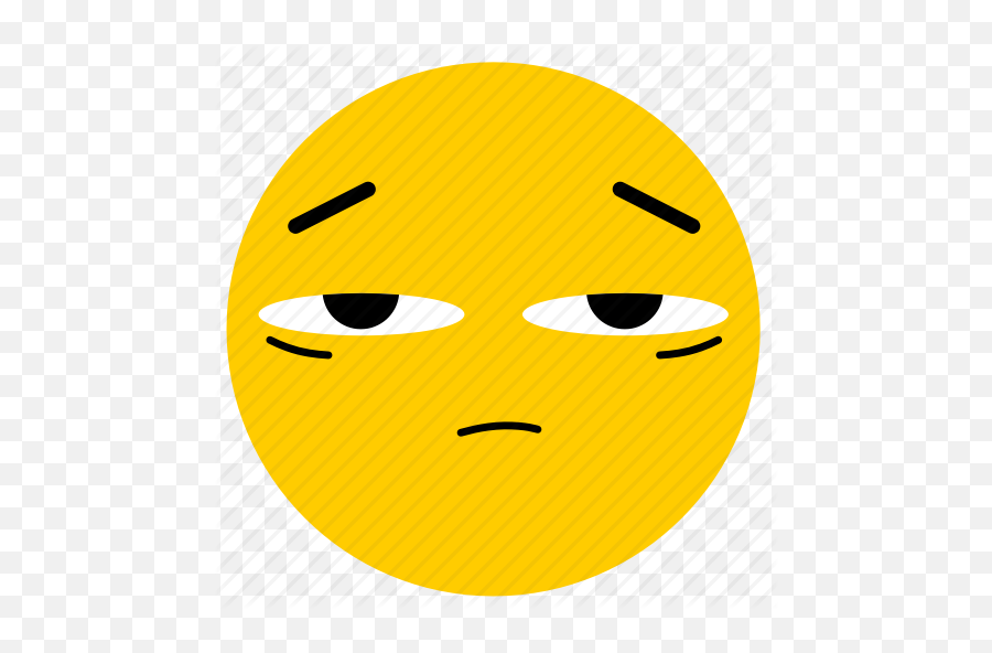 Funny Emojis With Line - Circle,Skeptical Emoji