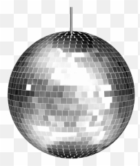 Disco Ball Silver Metallic Party Ftestickersfreetoedit - With Transparent Background Emoji