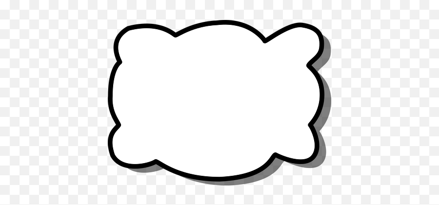 Free Clouds Words Vectors - White Cloud Png No Stroke Emoji,Black Cloud Emoji