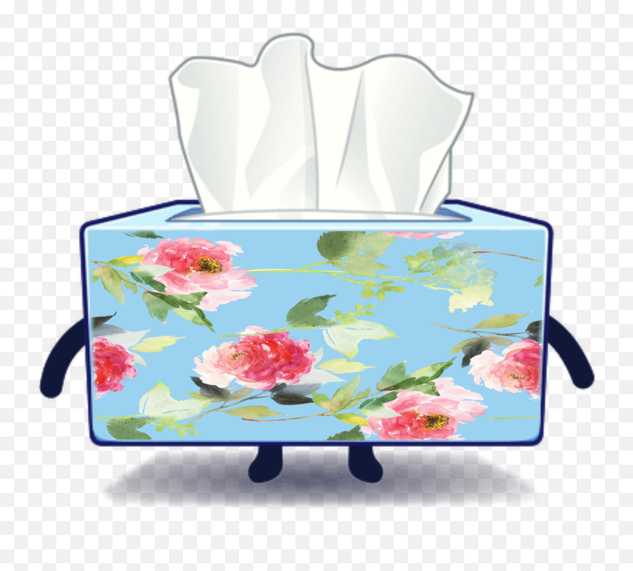 Tissues Tissuebox - Floral Design Emoji,Tissue Box Emoji