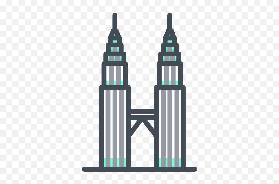 Petronas Twin Tower - Petronas Twin Tower Icon Emoji,Twin Towers Emoji