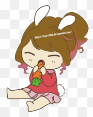 Top Korean Lovers Stickers For Android Ios - Chibi Bun Emoji