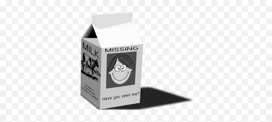 Milk Carton Icon - Missing Person Milk Carton Cartoon Emoji,Milk Carton Emoji